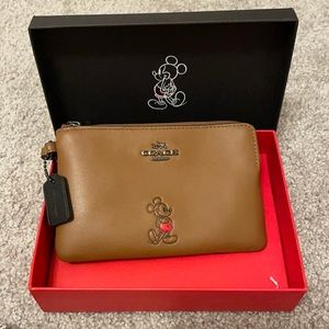 Limited Edition Coach x Disney Mickey Wristlet